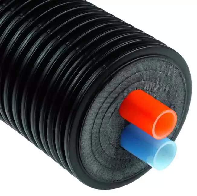 Теплотрасса 2 трубы 2х63x5,8/200 PN6 HD20063 Террендис Бельгия